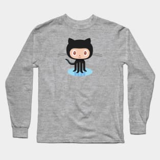 Octocat Distressed Long Sleeve T-Shirt